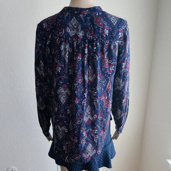 H&M Paisley Print Women's Long Sleeve, US2 - Picture 6 of 8